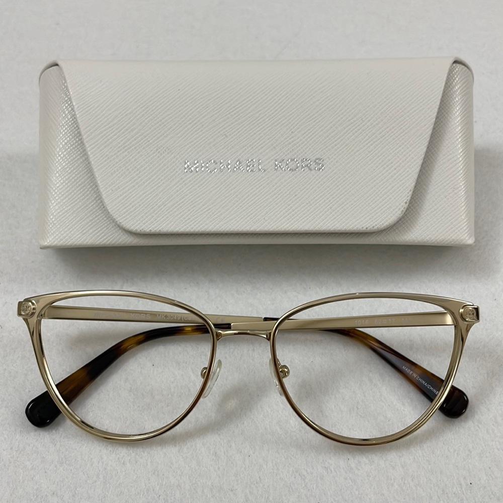 NEW Michael Kors Cairo Glasses with Case and Lens Cloth